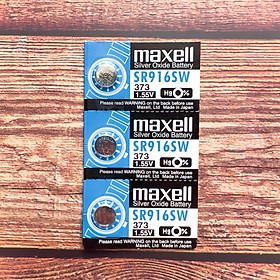 Pin Maxell Nhật Bản SR916SW / 373 (Viên Lẻ) Hàng Chính Hãng Made in Japan