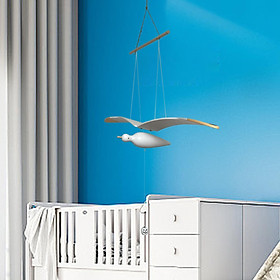 Wood Flying Seagull Housewarming Gift Wall Decor for Balcony Farmhouse Party