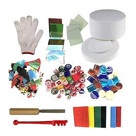 10PCS Kiln Glass Microwave Fusing Kit  Paper DIY Supplies Tools