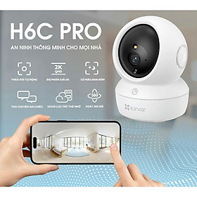 Mua Camera Ezviz H6C Pro 2K 4mp  Nút Call Gọi Điện-hàng chính hãng