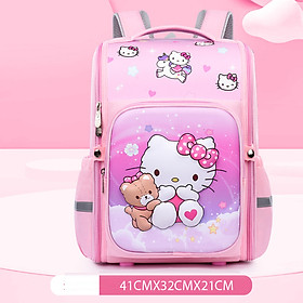 Ba lô học sinh tiểu học phong cách mới có hình dễ thương, bảo vệ cột sống cho các em học sinh tiểu học, ba lô nhẹ dung tích lớn, tiện dụng cho bé - HS1318