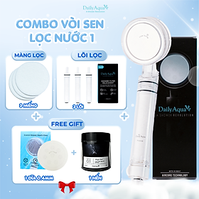 Mua Bộ Vòi Sen Tăng Áp Lọc Nước Daily Aqua Kèm Lõi Lọc và Màng Lọc - Loại Bỏ Bụi Bẩn Vi Khuẩn  Tạp Chất