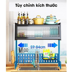 Kệ Để Chén Đĩa Đa Năng Winci A11, Chân Kệ Điều Chỉnh Linh Hoạt, Sơn Tĩnh Điện Cao Cấp, Hàng chính hãng