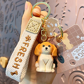 Hình ảnh Móc Khóa Dog Family Bộ Siêu Tập Key Chain Treo Túi Xách Cặp Táp_ Hàng Chính Hãng