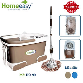 Mua Bộ Lau Nhà  Xoay 360 Độ Homeeasy HO-99 - 2 Bánh Xe Dưới Đáy Xô  Có Tay Kéo  Van Xả Nước Tiện Lợi
