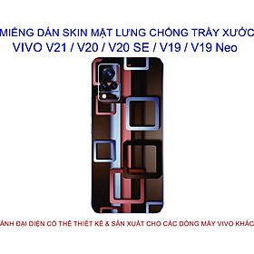 Miếng Dán Skin mặt lưng dành cho VIVO V21 / V20 / V20 SE / V19 / V19 Neo chống trầy xước