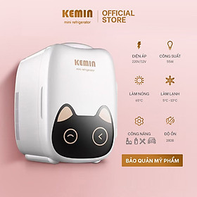 Tủ lạnh mini KEMIN 6L CAT HEAD Chính hãng