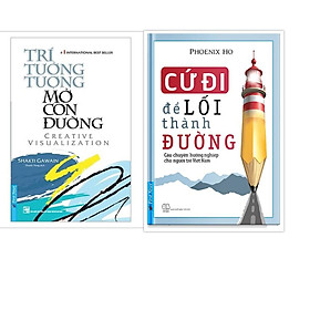 Combo sách : Cứ đi để lối thành đường + Trí tưởng tượng mở con đường - First News