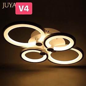 Đèn ngủ V4, đèn trần led trang trí led có điều khiển từ xa