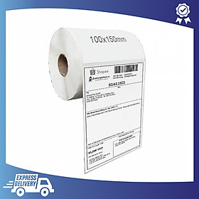 Mua Giấy in tem decal nhiệt khổ 10x15cm  khổ A6 in đơn TMĐT