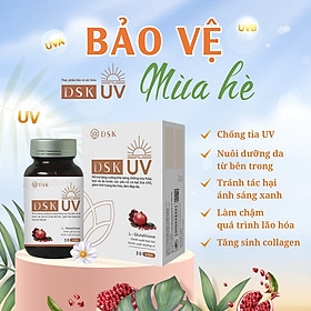 Viên uống chống nắng DSK UV - Vừa chống nắng, vừa sáng da