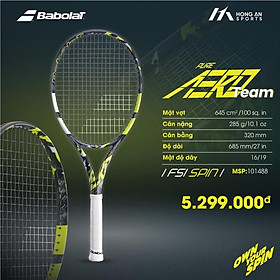 Vợt Tennis Babolat PURE AERO Team 285gram 2023(101488)
