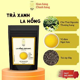 Trà xanh La Hồng Tea NO45 SACHS TEA 1773 chè hữu cơ thái nguyên vị ngọt dễ uống làm Kombucha 50g/hộp