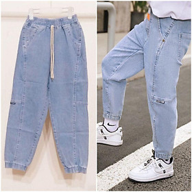 (21-48kg)Quần jeans bo gấu size đại cho bé(MTRON)