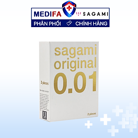 Bcs Sagami 0.01 mm (H2) - Mỏng Nhất Thế Giới - Non Latex - Không Mùi Cao Su - Chống Dị Ứng - Có Tem Nhập Khẩu - 100% Hàng Chính Hãng
