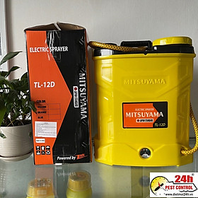 Mua Bình bơm  bình phun điện MITSUYAMA 12 lít TL 12D sản xuất theo công nghệ Nhật Bản  bình bơm phun thuốc trừ sâu đeo vai