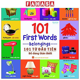 Sách - 101 First Words - Belongings - 101 Từ Đầu Tiên - Đồ Dùng Thân Thiết - Bìa Cứng (Tái Bản 2025)