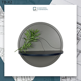 Mua Kệ trang trí kệ dán tường kệ gỗ decor hình tròn trang trí tường MOLAGO TB-X