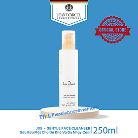 J05 Sữa rửa mặt cho da khô va da nhạy cảm - Gentle Face Cleanser 250ml - Jean d'Arcel