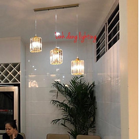 1 bộ 3c đèn thả phale kèm 3b led edison st 64 DT