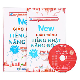Bộ 2 Cuốn New Giáo Trình Tiếng Nhật Năng Động - Tập 1 (Kèm CD)