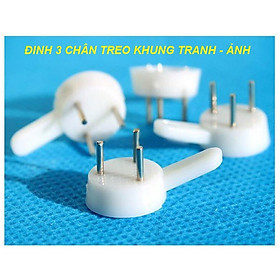 Đinh treo khung tranh, đinh 3 chân 4 chân treo tranh ảnh, móc chìa khóa,móc treo đồ đóng tường tiện lợi không cần khoan