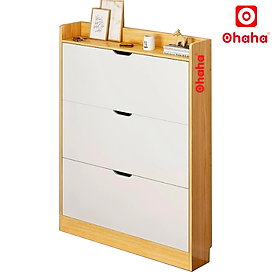 [Kèm Ảnh Thực Tế - Miễn phí vận chuyển & Lắp đặt] Tủ giày thông minh siêu mỏng cao cấp Ohaha - TGCC025