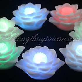 Mua Đèn HOA SEN chạy bằng pin đổi màu  7cm*3cm (bàn thờ gia tiên  phật  thần  ....)