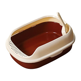 Cat Litter Box Kitten Toilet Pet Litter Tray Bedpan Cat Litter Container