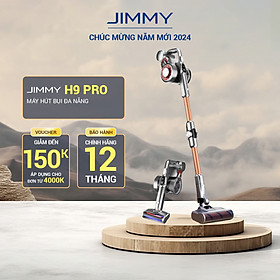 Mua Máy Hút Bụi Không Dây Jimmy H9 Pro Sạc Di Động Màn Hình Led Hiển Thị Đầu Hút Ổng Uốn Linh Hoạt Hút Mạnh - Hàng Chính Hãng - Bảo Hành 12 Tháng