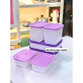 Mua Bộ hộp trữ đông Violet Tupperware - Hàng chính hãng