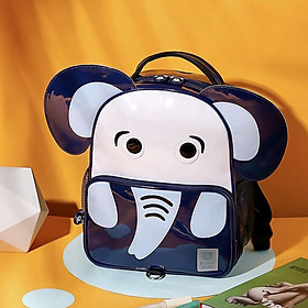 HOT Balo cho bé Mẫu giáo Beddy Bear Happy Paradise Voi tím dành cho Bé Gái từ 02 tuổi - Kích thước Cao 36 x Ngang 31 x Rộng 13 cm - Bảo hành chính hãng Beddybear 1 năm