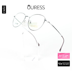 Gọng kính titanium 1142 thời trang nam nữ cao cấp siêu nhẹ siêu bền OURESS