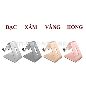 Giá đỡ stand nhôm cho điện thoại, máy tính bảng và Ipad Iphone thiết kế nguyên khối chắc chắn, đa dạng.