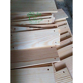 Mua Thanh gỗ làm kệ Dài 60  Rộng 15cm + Tặng dây thừng