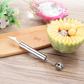 Mua Muỗn và Dao cắt tạo hình hoa quả 2in1 Inox siêu bên IN93 và các mẫu khác