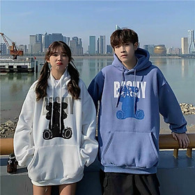 Áo Hoodie Nỉ - Áo Khoác Nỉ Nam Nữ Unisex Nỉ BECHY 4 Màu Cực Hot, ÁO HOODIE GẤU BECHY, ÁO HOODIE UNISEX NAM NỮ ĐẦU MẶC ĐƯỢC, ÁO HOOIDE TAY PHỒNG ULZZANG, áo hoodie tránh mưa, chống nắng