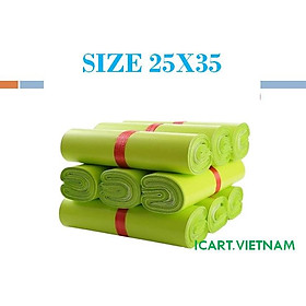 Mua Túi Gói Hàng Cao Cấp Size 25x35 Màu Xanh Lá