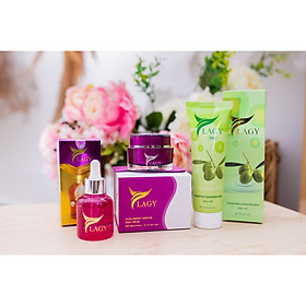 Combo sữa rữa mặt, kem face và serum mụn YLagy