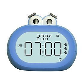 Digital Alarm Clock Indoor Temperature Snooze for Travel Bedside Decor