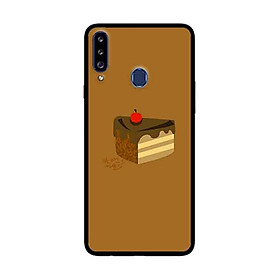 Ốp Lưng Dành Cho Samsung Galaxy A20s mẫu Bánh Gato - Hàng Chính Hãng