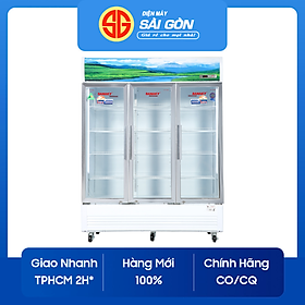 TỦ MÁT 3 CÁNH SANAKY 1500 LÍT VH-1520HP ĐỒNG -HÀNG CHÍNH HÃNG