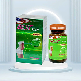 Viên uống Best slim, lọ 40 viên, tăng cường chuyển hóa mỡ thừa