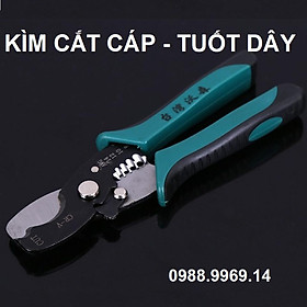Mua Kìm cắt cáp và tuốt dây điện chuyên dụng cho thợ điện- cắt được cáp nhôm to