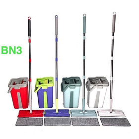 Mua BỘ LAU NHÀ CHỮ NHẬT SỌC CAO CẤP HAI NGĂN GIẶT VÀ VẮT SẠCH VÀ KHÔ