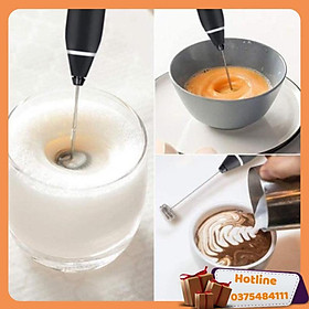Mua Máy Tạo Bọt Cafe  Máy Đánh Trứng Sạc Usb Cầm Tay Mini Cao Cấp 2 Đầu - Hàng Loại 1