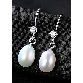 Bông tai bạc ngọc trai S925 B2369-Bảo Ngọc Jewelry