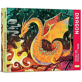 Dragon (Book and Puzzle 100 pieces)
