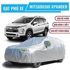 Bạt phủ xe ô tô 7 chỗ Mitsubishi Xpander 3 lớp chống nóng, chống thấm, chống bụi. Bạt phủ xe Xpander, Bạt trùm xe hơi