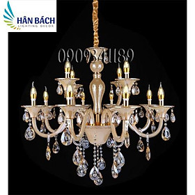 Mua ĐÈN CHÙM HIỆN ĐẠI PHÒNG KHÁCH - ĐÈN CHÙM NẾN PHA LÊ